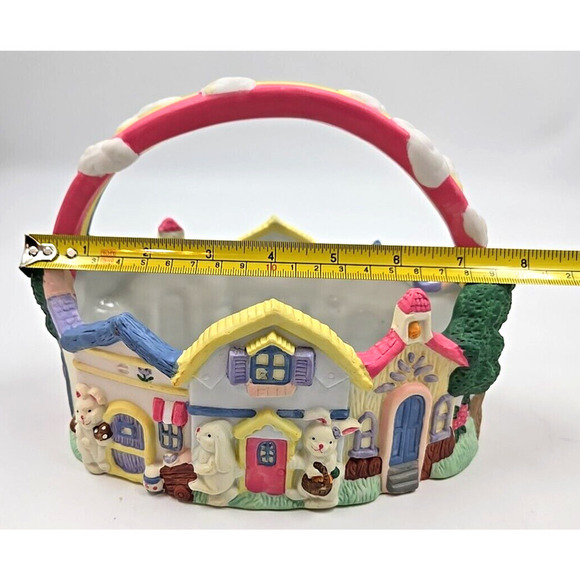 Vintage Easter Basket House Porcelian ABC Distributing 1995. - Picture 16 of 16
